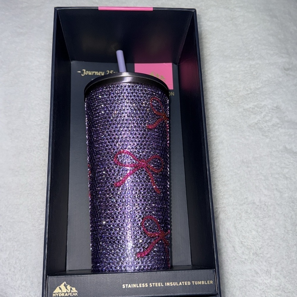 NEW Hydrapeak Limited Edition Bling bow Stainless Steel Insulated Tumbler25oz 🎀 - Picture 3 of 7